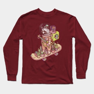 Raccoon space suits Long Sleeve T-Shirt